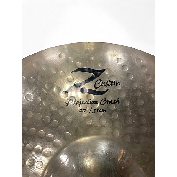 Used Zildjian 20in Z Custom Projection Crash Cymbal