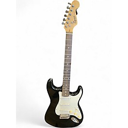 Used Squier Affinity Stratocaster Black Solid Body Electric Guitar