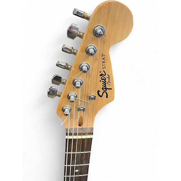 Used Squier Affinity Stratocaster Black Solid Body Electric Guitar