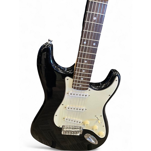 Used Squier Affinity Stratocaster Black Solid Body Electric Guitar