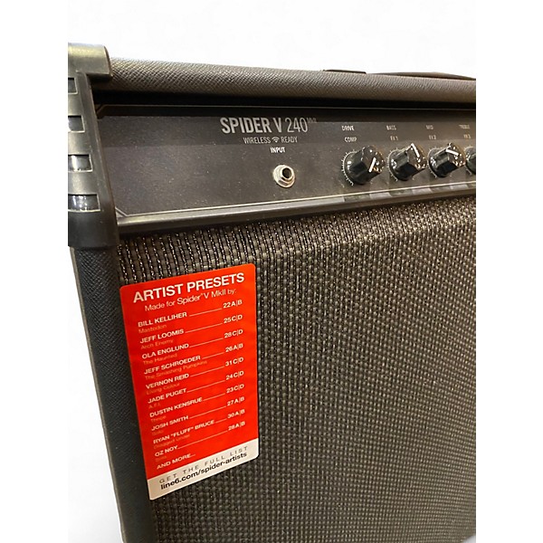 Used Line 6 Spider V 240 2x12 Guitar Combo Amp