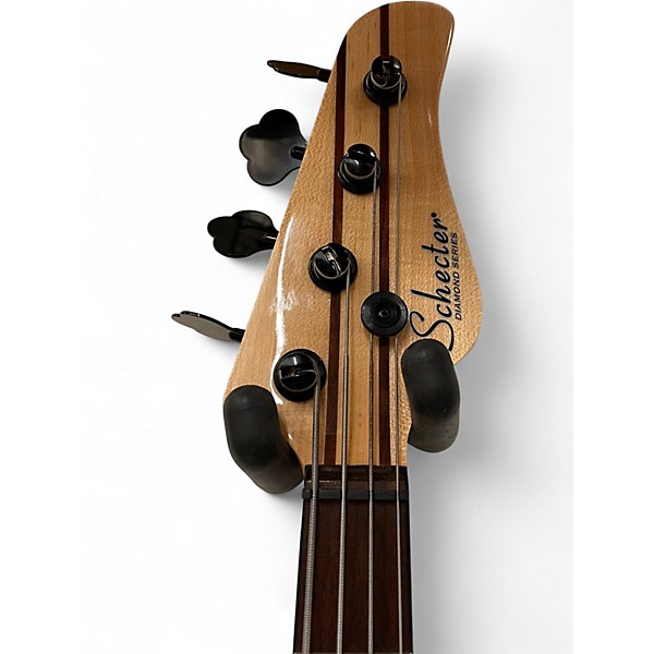 Used Schecter Guitar Research MA4 Michael Anthony Signature Koa Electric Bass Guitar