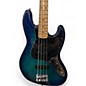 Used Fender Player Jazz Bass Plus Top Blue Burst Electric Bass Guitar