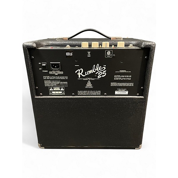 Used Fender Rumble 25 25W 1x8 Bass Combo Amp