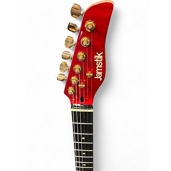 Used 2025 Jamstik Jamstik Delux Crimson Red Trans Solid Body Electric Guitar