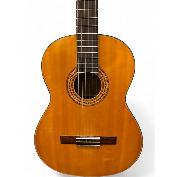 Vintage 1970s Madeira C60 Natural Classical Acoustic Electric Guitar
