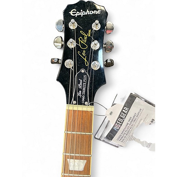 Used Epiphone 1960 Tribute Plus Sunburst Solid Body Electric Guitar