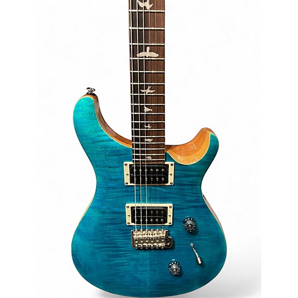 Used Prs custom se 24 torquoise Solid Body Electric Guitar