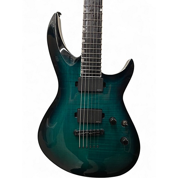 Used ESP LTD H31000 Turquoise Solid Body Electric Guitar