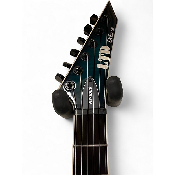 Used ESP LTD H31000 Turquoise Solid Body Electric Guitar