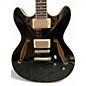 Used D'Angelico EX-SS Black Hollow Body Electric Guitar