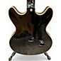 Used D'Angelico EX-SS Black Hollow Body Electric Guitar