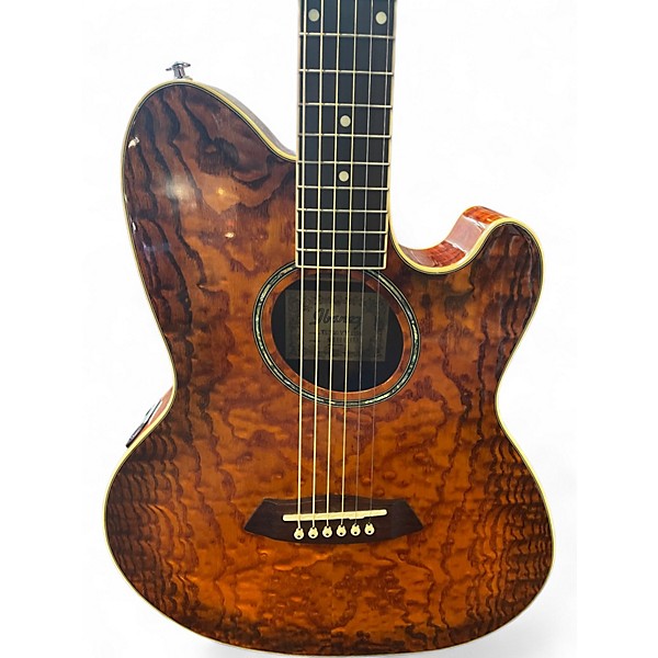 Used Ibanez TCY20E ORANGE Acoustic Electric Guitar