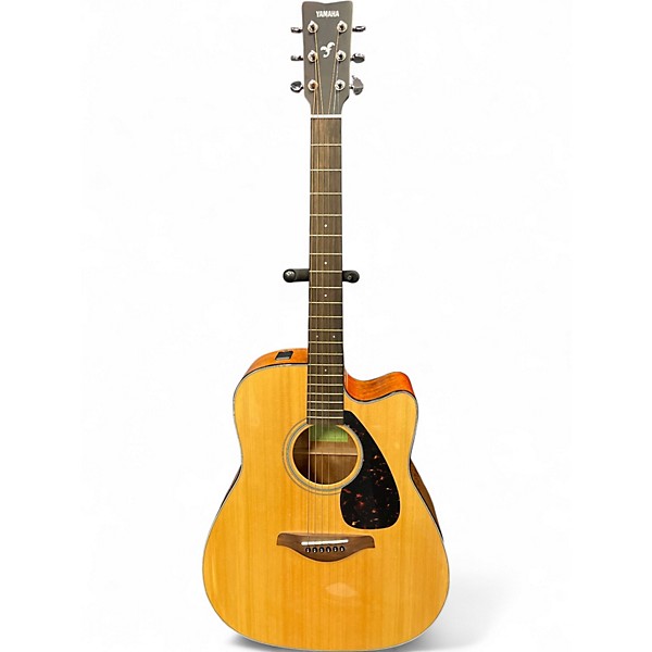Used Yamaha FGX800C Natural Acoustic Electric Guitar
