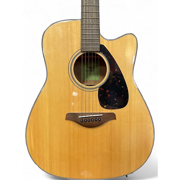 Used Yamaha FGX800C Natural Acoustic Electric Guitar
