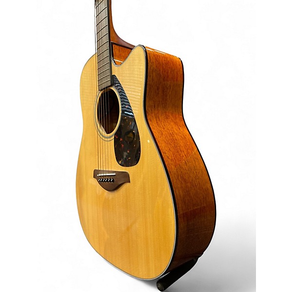 Used Yamaha FGX800C Natural Acoustic Electric Guitar