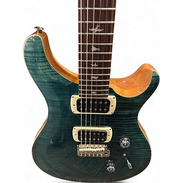Used PRS SE Custom 24 Slate Blue Solid Body Electric Guitar
