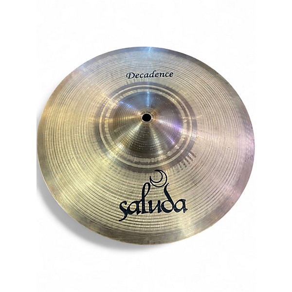 Used Saluda 14in DECADENCE HI HAT PAIR Cymbal