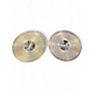 Used Saluda 14in DECADENCE HI HAT PAIR Cymbal