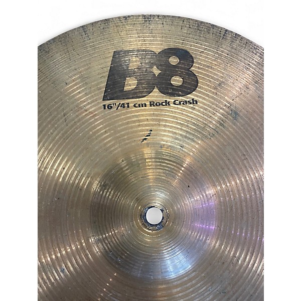 Used SABIAN 16in B8 Rock Crash Cymbal