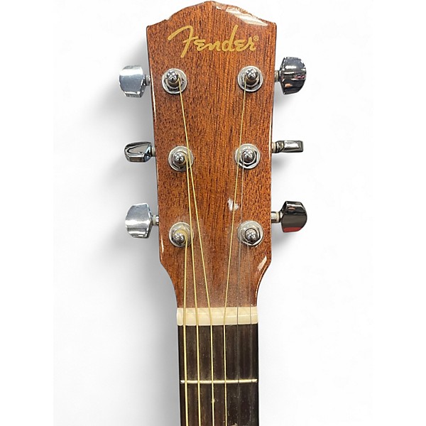 Used Fender GC140SCE Grand Concert Natural Acoustic Electric Guitar