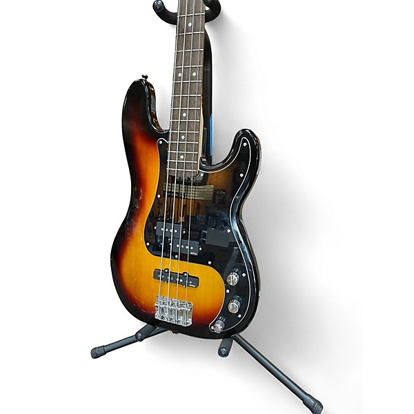Used Squier Affinity Precision Bass 3 Color Sunburst Electric Bass Guitar