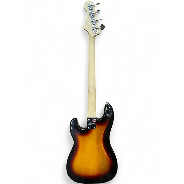 Used Squier Affinity Precision Bass 3 Color Sunburst Electric Bass Guitar