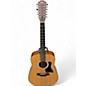Used 2014 Taylor 150e Natural 12 String Acoustic Electric Guitar thumbnail