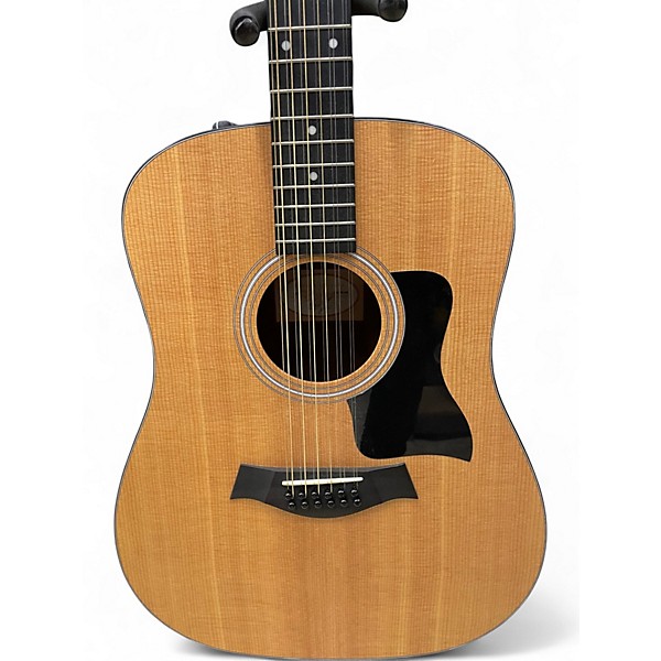 Used 2014 Taylor 150e Natural 12 String Acoustic Electric Guitar
