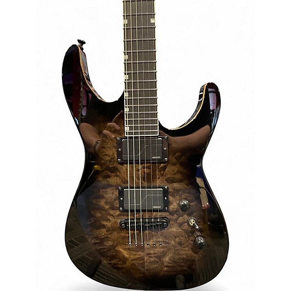 Used ESP LTD JM-II BLACK SHADOW BURST Solid Body Electric Guitar