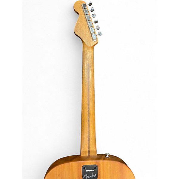 Used Fender Highway Dreadnought Natural Acoustic Electric Guitar