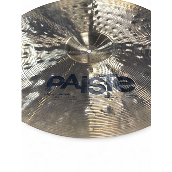 Used Paiste 20in Signature Full Ride Cymbal