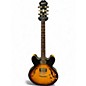Used Epiphone Dot Deluxe 2 Color Sunburst Hollow Body Electric Guitar thumbnail