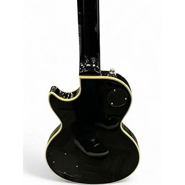Used Epiphone LES PAUL CUSTOM 3 PICKUP BLACK Solid Body Electric Guitar