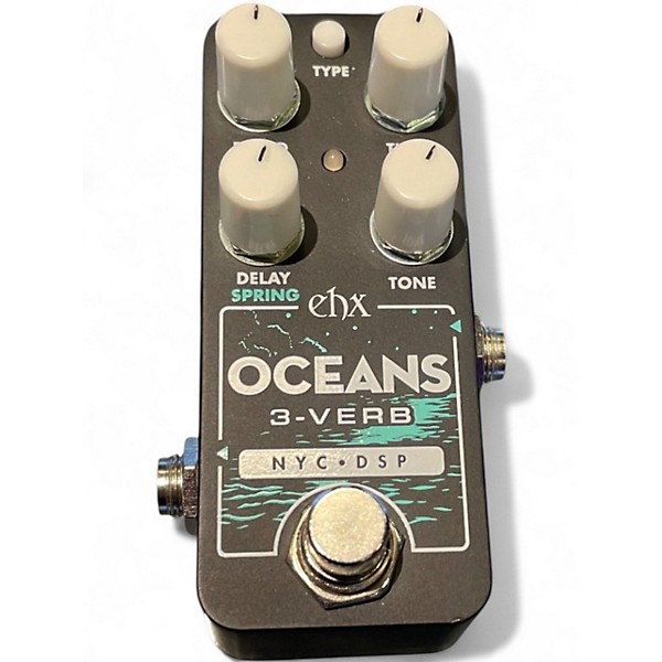 Used Electro-Harmonix OCEANS 3-VERB Effect Pedal