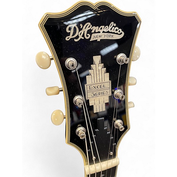 Used D'Angelico ExcEL SS TOUR COLLECTION Black Hollow Body Electric Guitar