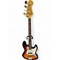 Used Fender Foto Flame Jazz Bass Foto Sunburst Electric Bass Guitar thumbnail