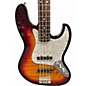 Used Fender Foto Flame Jazz Bass Foto Sunburst Electric Bass Guitar