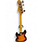 Used Fender Foto Flame Jazz Bass Foto Sunburst Electric Bass Guitar