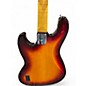 Used Fender Foto Flame Jazz Bass Foto Sunburst Electric Bass Guitar