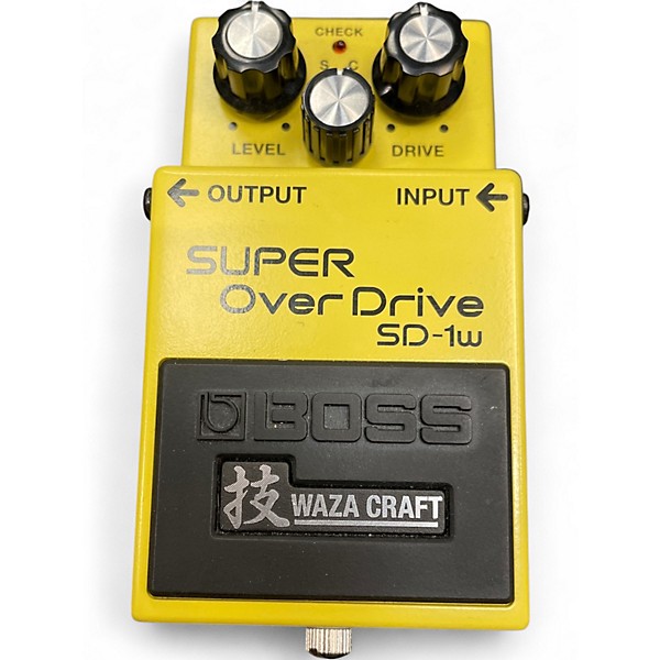 Used BOSS SD1W Super Overdrive Waza Craft Effect Pedal