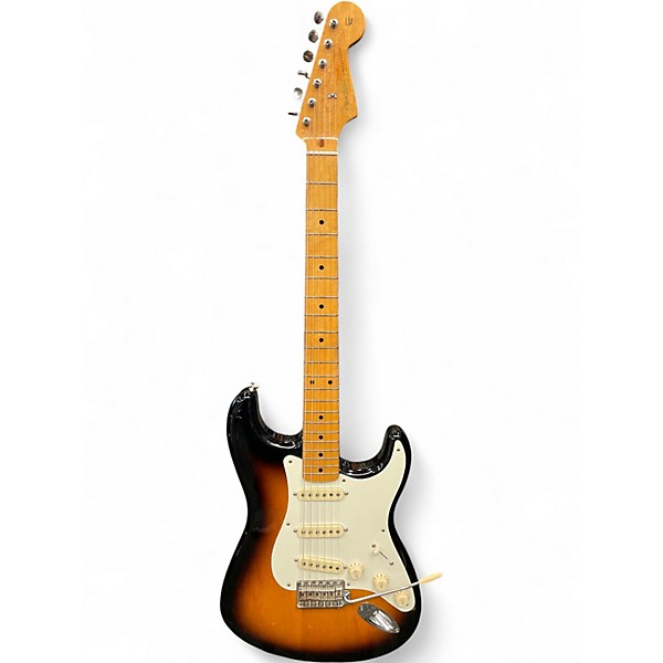 Used Fender 1950S Stratocaster 2 Color Sunburst Solid Body Electric Guitar