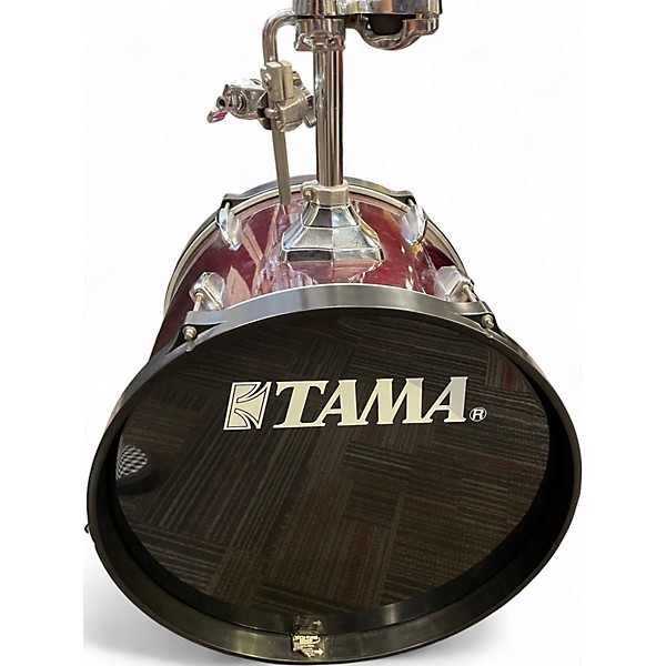 Used TAMA 4 Piece Imperialstar Red Drum Kit