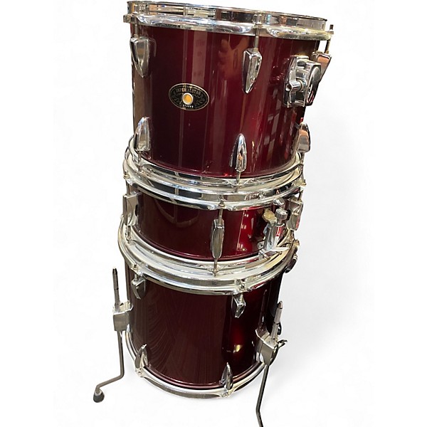 Used TAMA 4 Piece Imperialstar Red Drum Kit