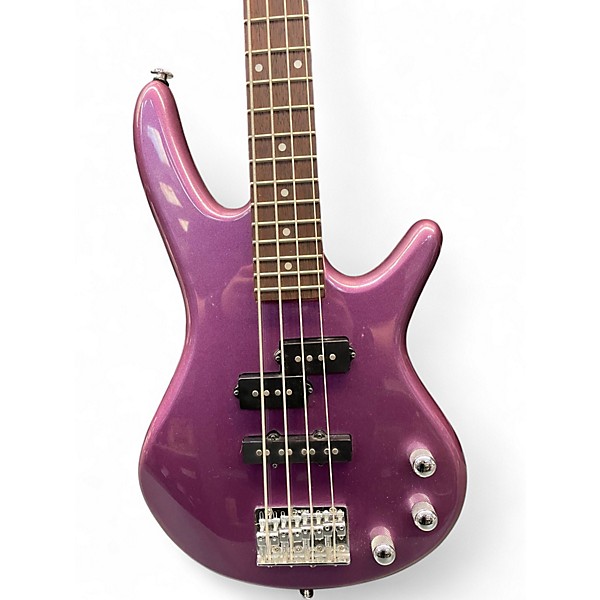 Used Ibanez GSRM20 Mikro Short Scale Metallic Purple Electric Bass Guitar