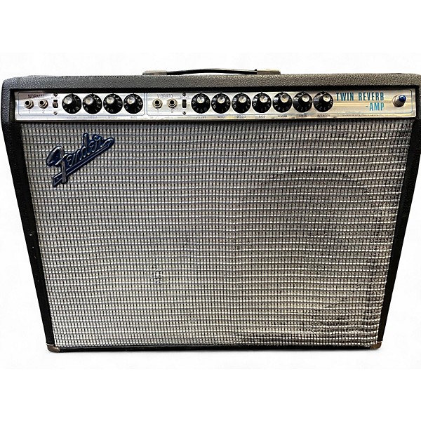 Vintage 1980 Fender Twin Reverb 2x12 Tube Guitar Combo Amp