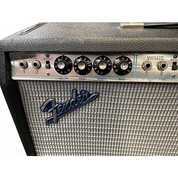 Vintage 1980 Fender Twin Reverb 2x12 Tube Guitar Combo Amp