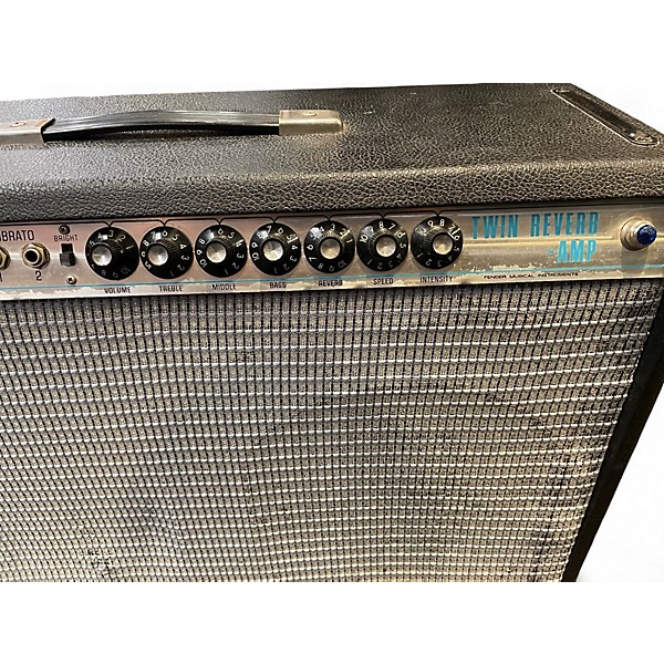 Vintage 1980 Fender Twin Reverb 2x12 Tube Guitar Combo Amp