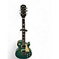 Used Epiphone Les Paul Standard 60's Quilt Top Translucent Blue Solid Body Electric Guitar thumbnail
