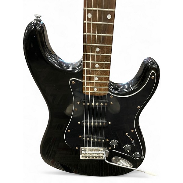 Used Pro Session ST Black Solid Body Electric Guitar